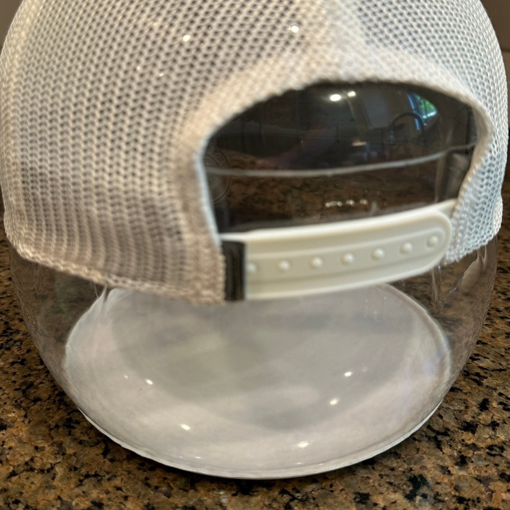 Kaanapali Resort Hawaii Imperial Trucker Hat Snapback Light Grey White - Picture 5 of 11